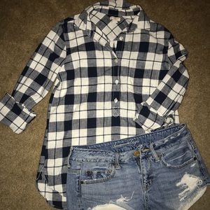 Plaid flannel shirt